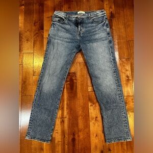 Madewell Relaxed Taper Jeans (Marcey Wash)